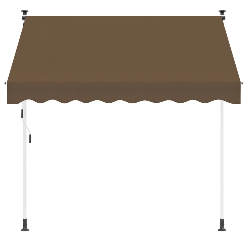 Rankinė sulankstoma markizė Taupe 150 cm
