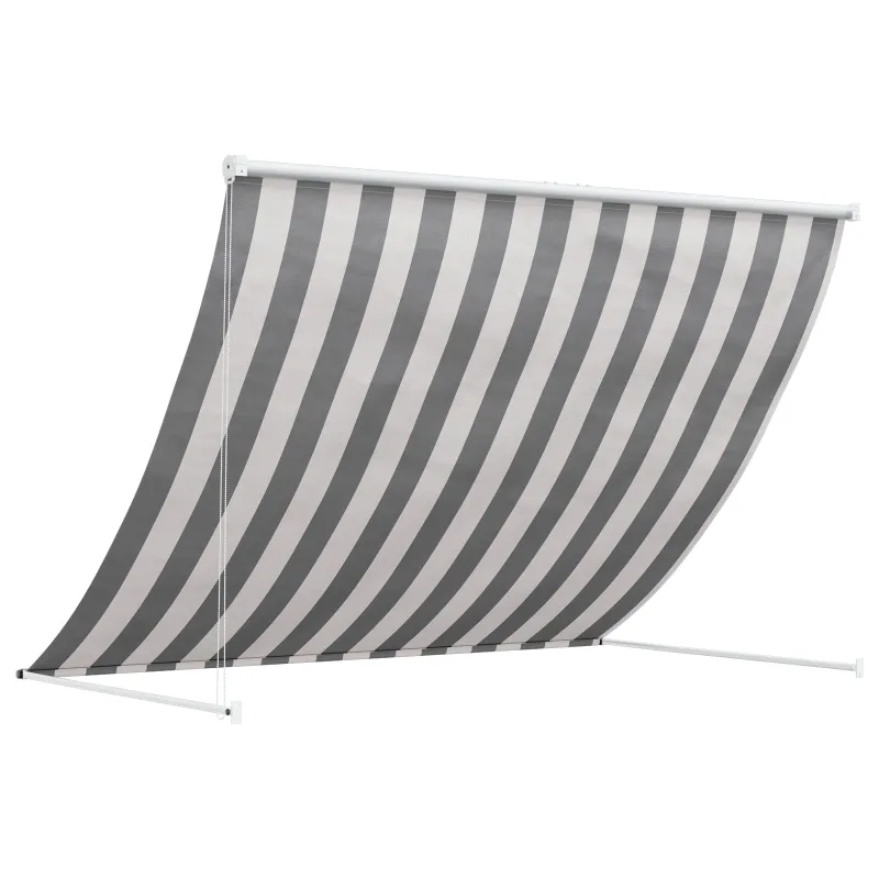Pavėsinė Antracito ir baltos 200 x 150 cm