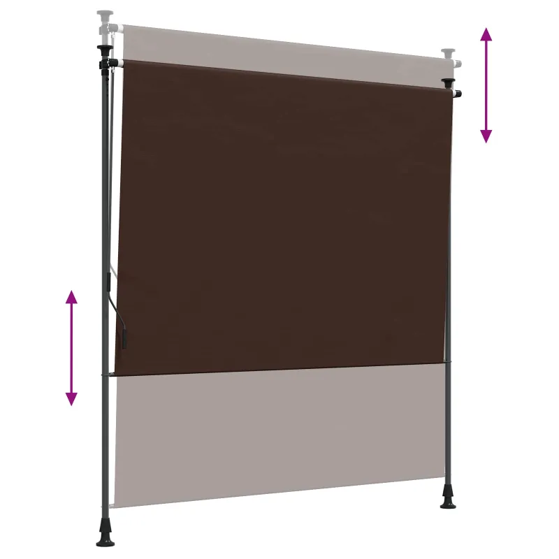 Lauko Ritininė Žaliuzė Ruda 150 x 270 cm
