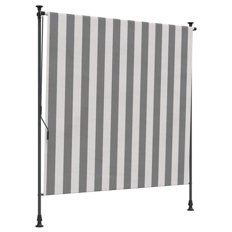 Lauko Ritininė Žaliuzė Antracito ir baltos 200 x 270 cm