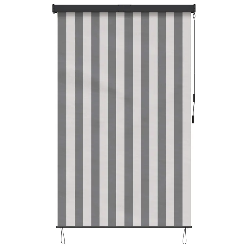 Roletas Antracito ir baltos 60 x 250 cm Audinys ir aliuminis