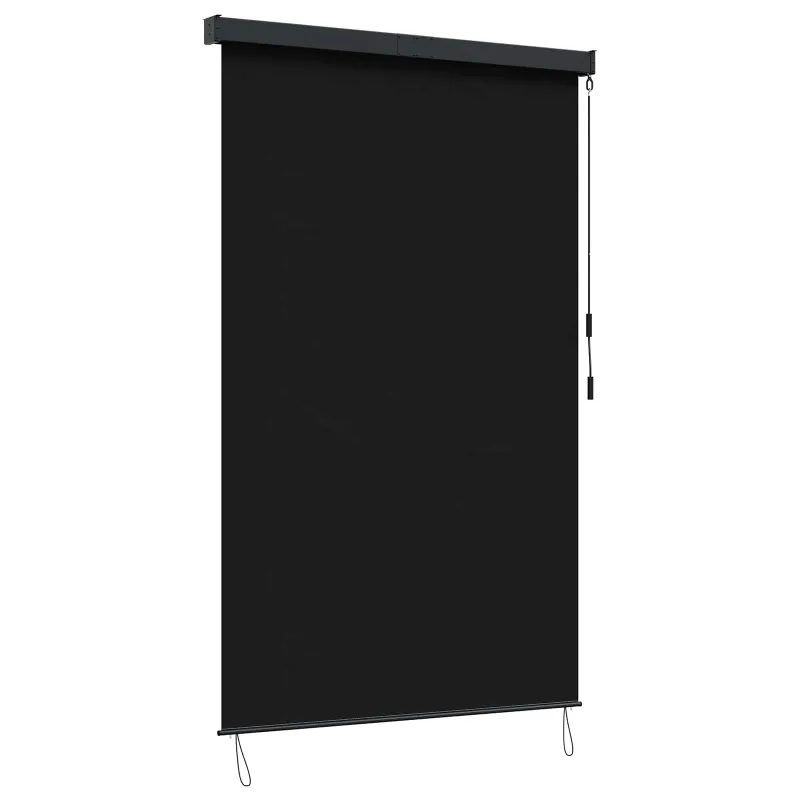 Roletas Juoda 80 x 250 cm Audinys ir aliuminis