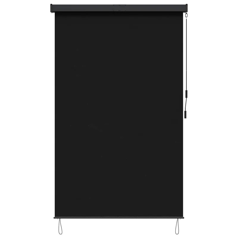 Roletas Juoda 80 x 250 cm Audinys ir aliuminis