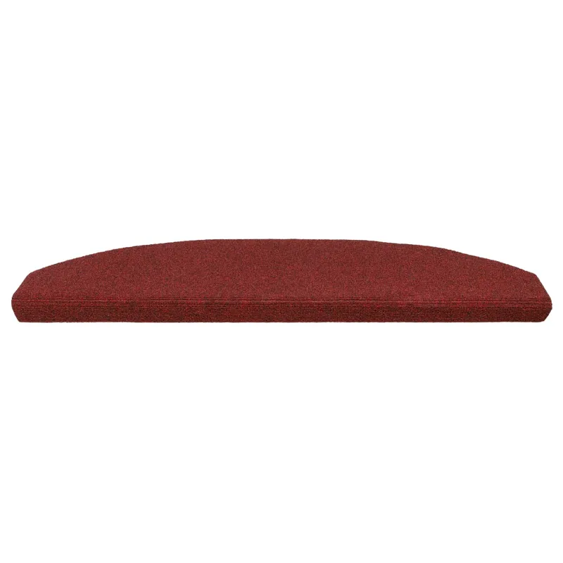 Savaime prilipantys laiptų kilimėliai 15 pcs Bordo raudona
