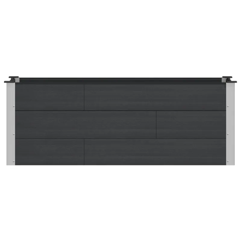 Paaukštinta sodo lova Juoda 150 x 50 x 54 cm