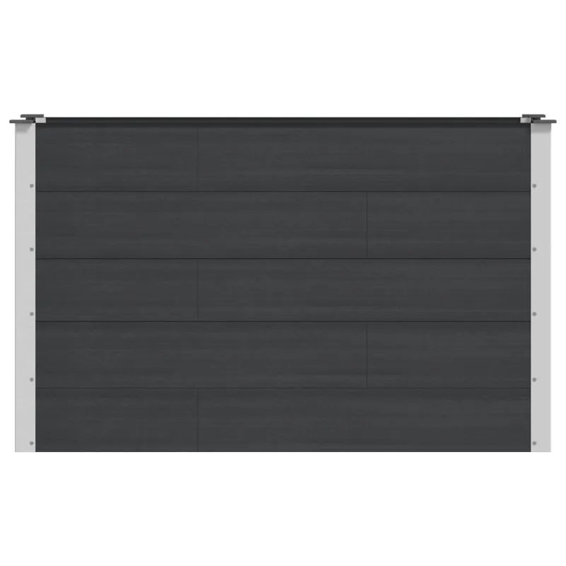 Paaukštinta sodo lova Juoda 150 x 50 x 91 cm
