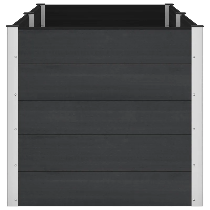 Paaukštinta sodo lova Juoda 250 x 100 x 91 cm