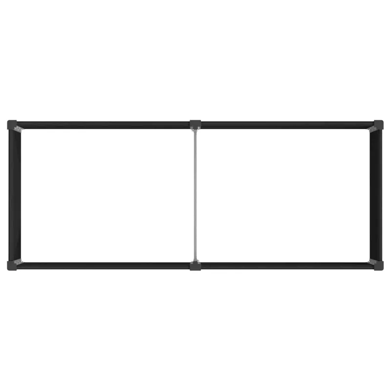 Paaukštinta sodo lova Juoda 250 x 100 x 91 cm