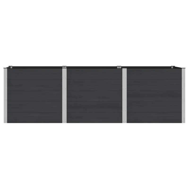 Paaukštinta sodo lova Juoda 300 x 100 x 91 cm