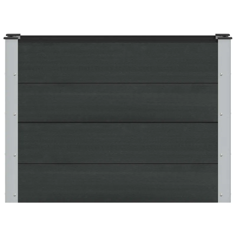 Paaukštinta sodo lova Juoda 100 x 30 x 72 cm