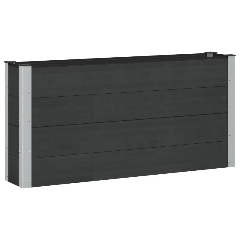 Paaukštinta sodo lova Juoda 150 x 30 x 72 cm