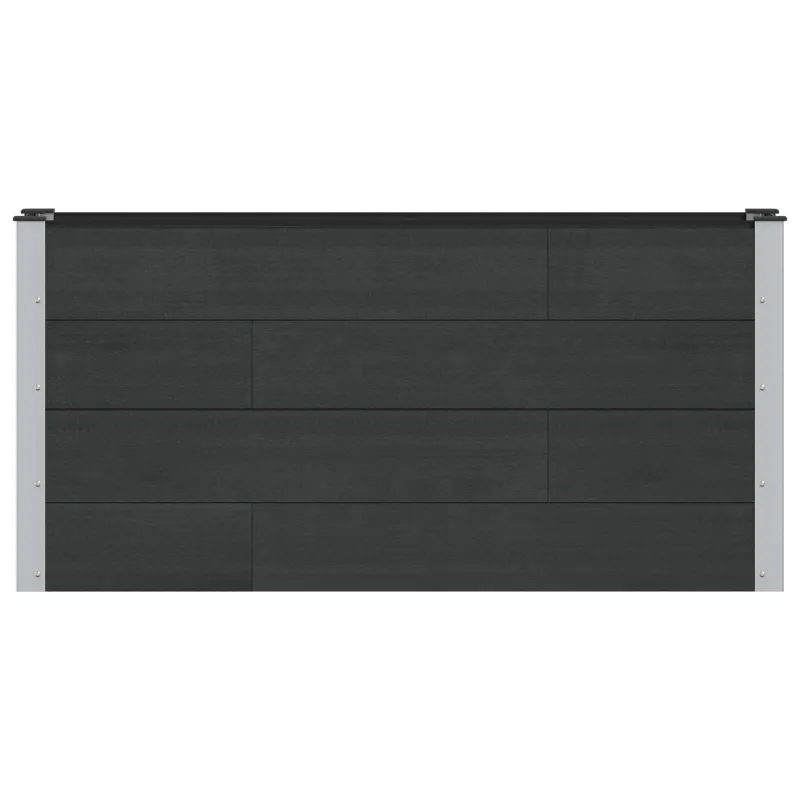 Paaukštinta sodo lova Juoda 150 x 30 x 72 cm