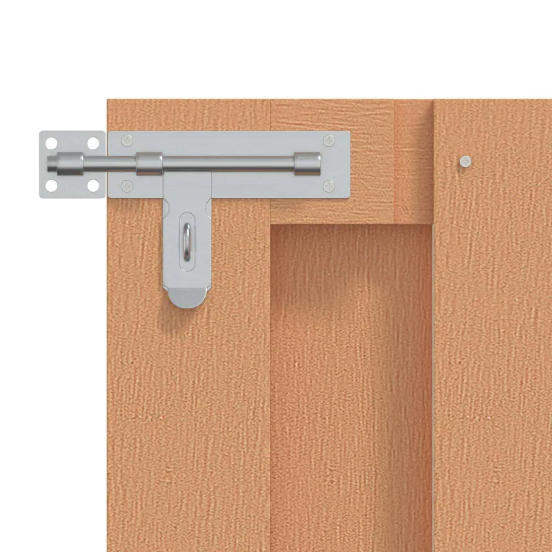 Sodo vartai 100 x 60 cm WPC ir aliuminis Ruda