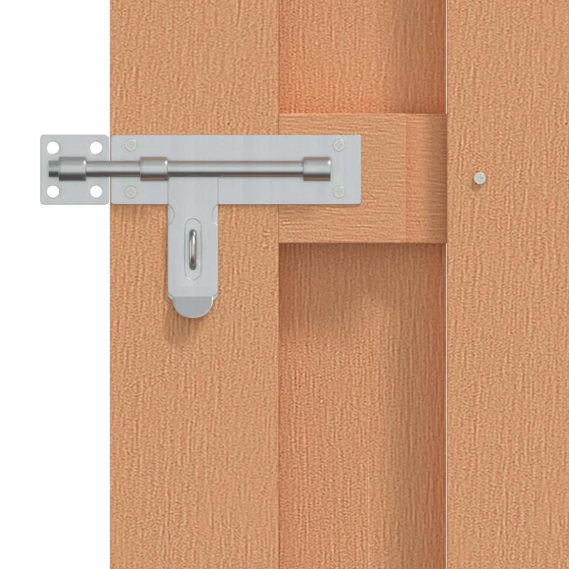 Sodo vartai 100 x 180 cm WPC ir aliuminis Ruda