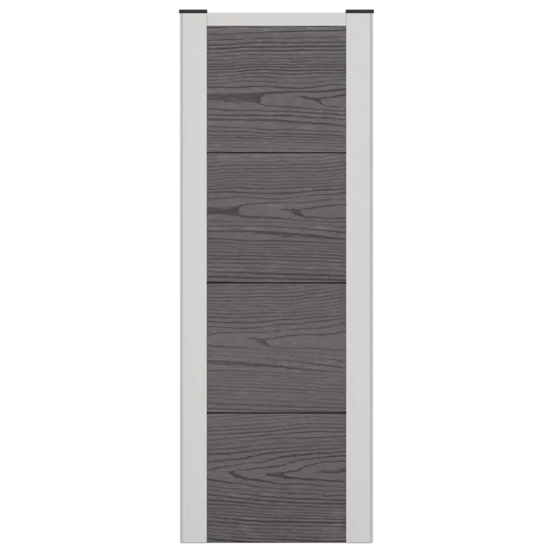 Paaukštinta sodo lova Pilka 75 x 30 x 22 cm WPC ir aliuminis