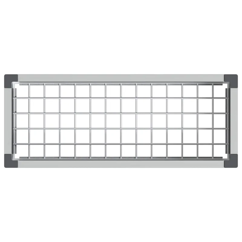 Paaukštinta sodo lova Pilka 75 x 30 x 22 cm WPC ir aliuminis