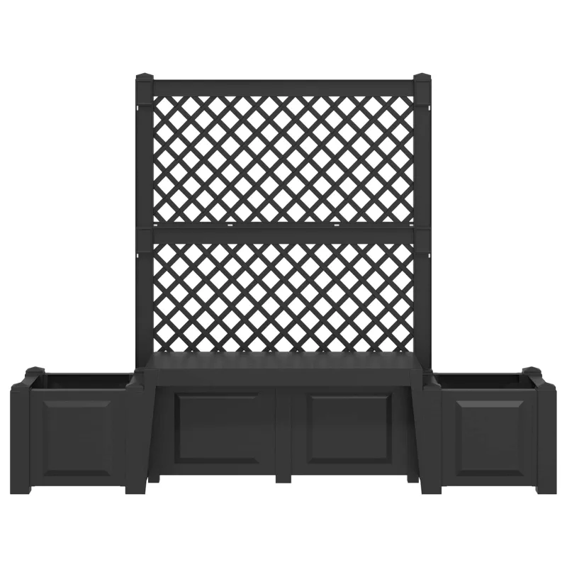 Kopenhagos sodo suolelis Antracito 173 x 49 x 135,5 cm PP