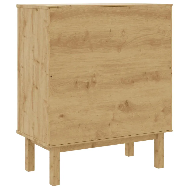 Ištraukalas spinta su stalčių OTTA Juoda 76,5 x 39,5 x 90 cm