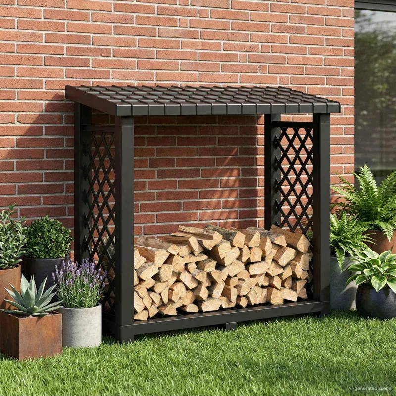 Malkų stovas Antracito 114 x 46 x 101 cm PP