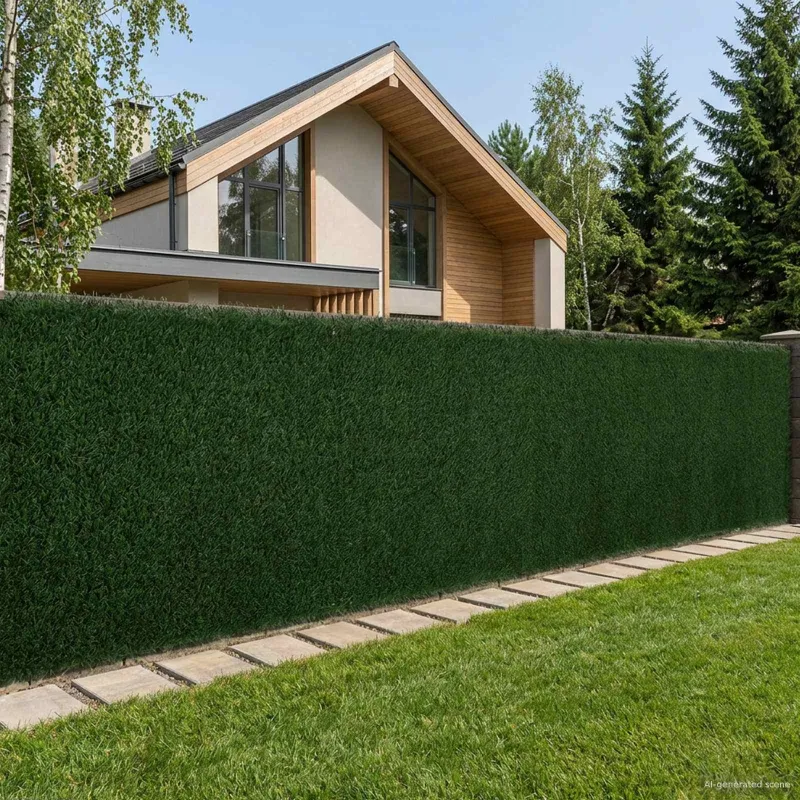 Dirbtinė tvora Tamsiai žalia 1,5 x 3 m PVC ir Plienas