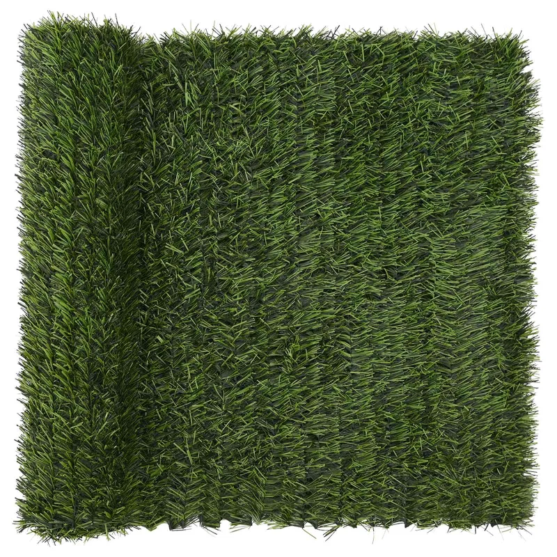 Dirbtinė tvora Šviesiai žalia 1 x 10 m PVC ir Plienas