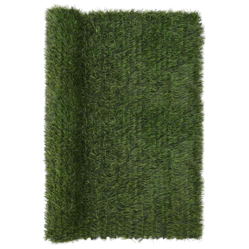 Dirbtinė tvora Šviesiai žalia 1,5 x 4 m PVC ir Plienas