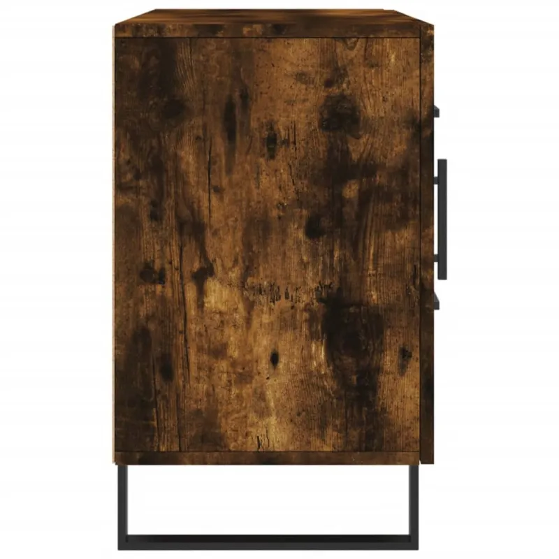 Šoninė spintelė, dūminio ąžuolo, 100x36x60cm, apdirbta mediena