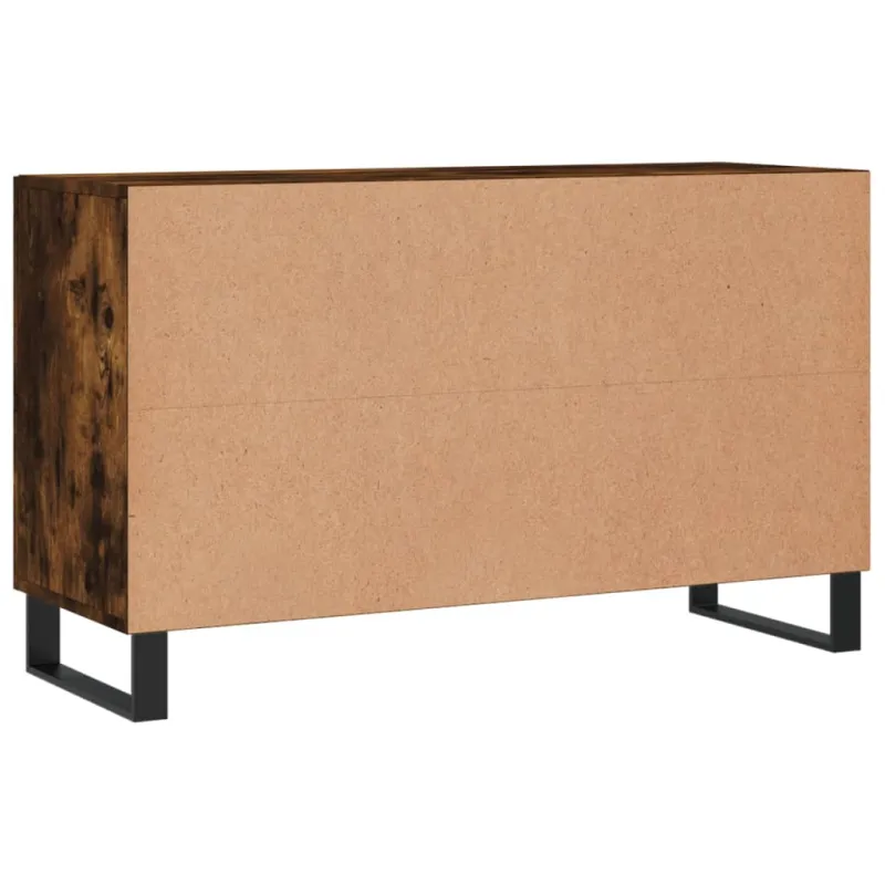 Šoninė spintelė, dūminio ąžuolo, 100x36x60cm, apdirbta mediena