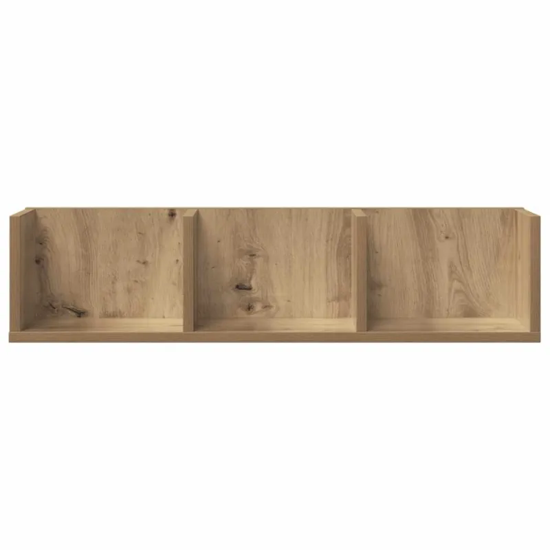Sieninė CD lentyna, artisano, 75x18x18cm, apdirbta mediena