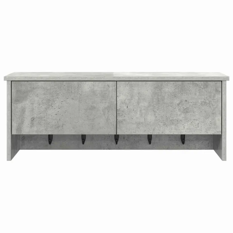 Prikabinamas paltas su lentyna Betono pilka 80 x 20 x 30 cm