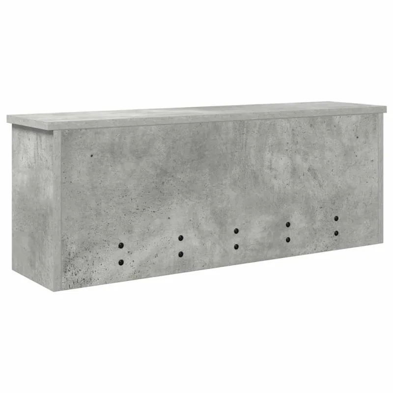 Prikabinamas paltas su lentyna Betono pilka 80 x 20 x 30 cm