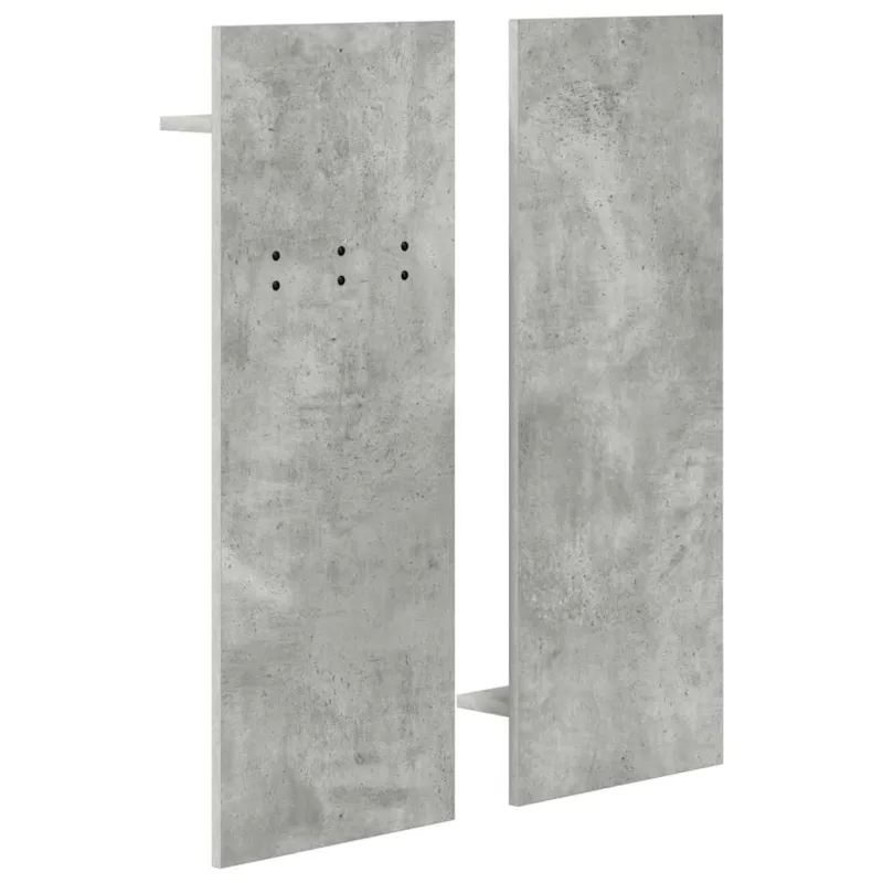 Prikabinamas paltas su lentyna Betono pilka 70 x 10 x 90 cm