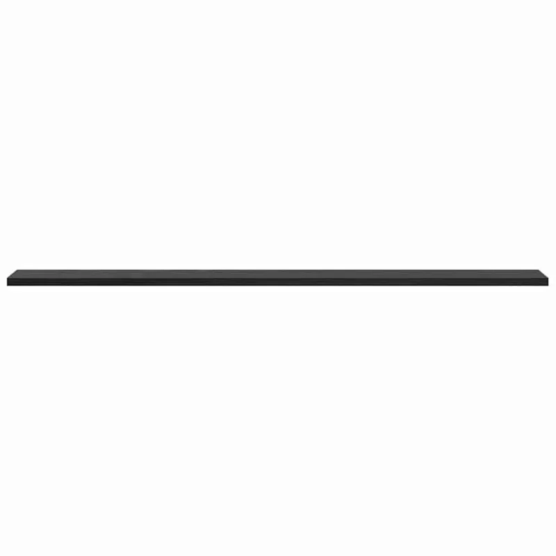 Knygų lentyna 4 pcs Juodas 100 x 10 x 1,5 cm Apdirbta mediena