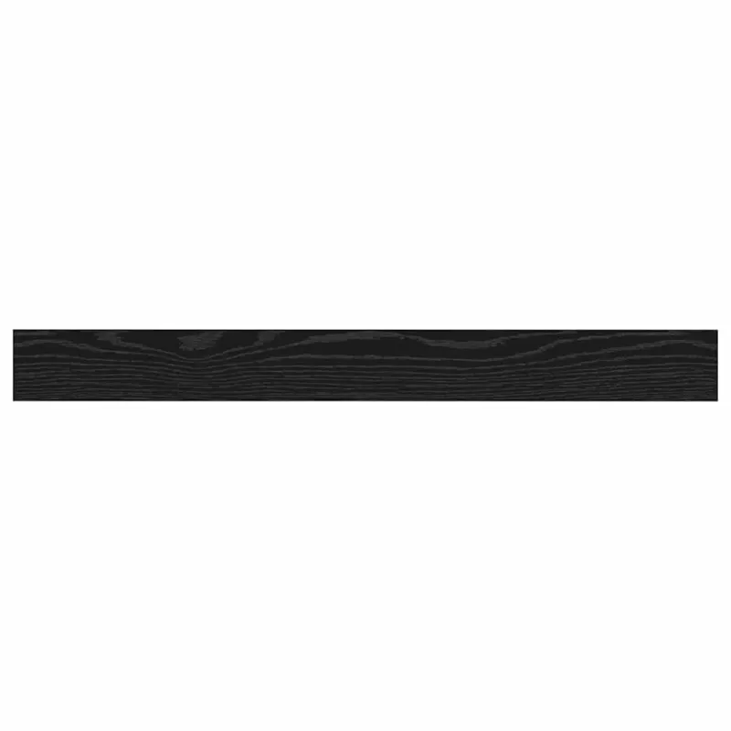 Knygų lentyna 4 pcs Juodas 100 x 10 x 1,5 cm Apdirbta mediena