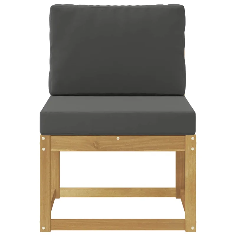 Lauko sofos komplektas Balta ir antracito 59 x 63 x 73 cm