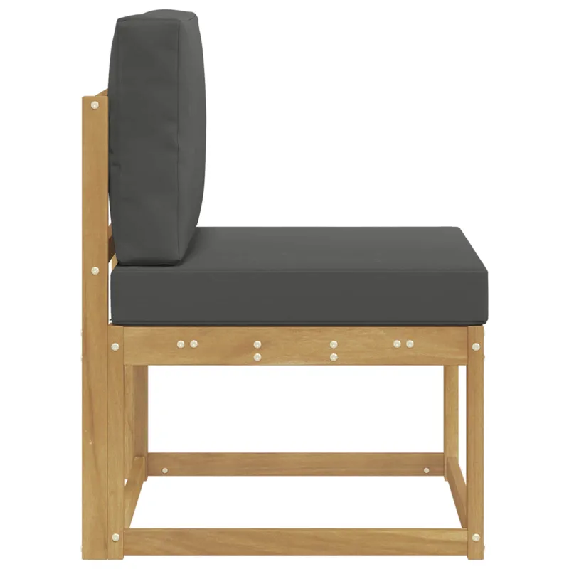 Lauko sofos komplektas Balta ir antracito 59 x 63 x 73 cm