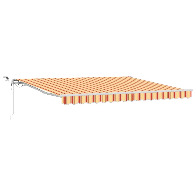 Ištraukiama markizė Geltona ir Oranžinė 400 × 350 cm
