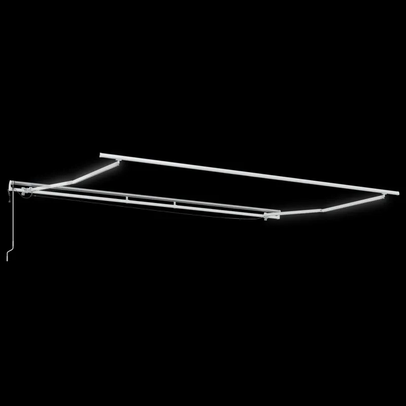 Ištraukiama markizė Geltona ir Oranžinė 400 × 350 cm