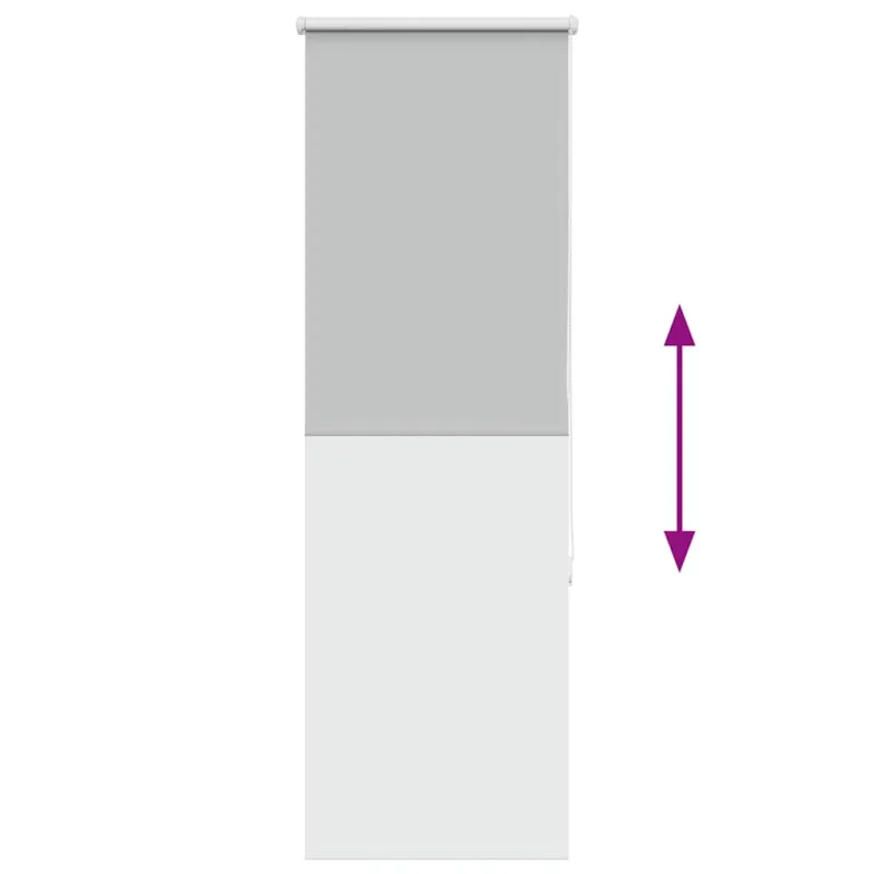 roletas šviesiai pilka 45x130 cm audinio plotis 40,7 cm