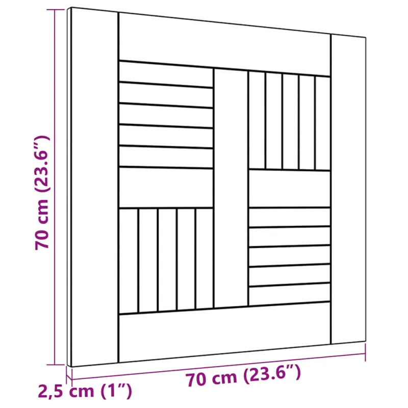 Stalviršis, 70x70x2,5cm, tikmedžio medienos masyvas