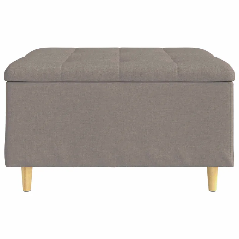 Laikymo osmanas su pagalve Taupe 80 x 80 x 45 cm audinys