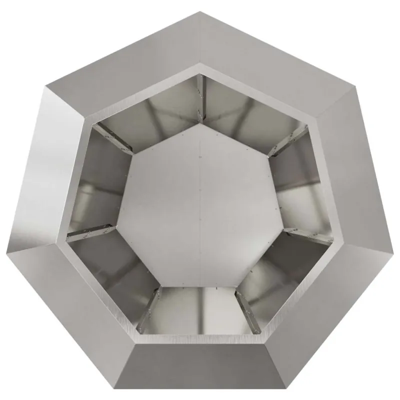 Lovelis 2 pcs Sidabro 100 x 100 x 80 cm Nerūdijantis Plienas