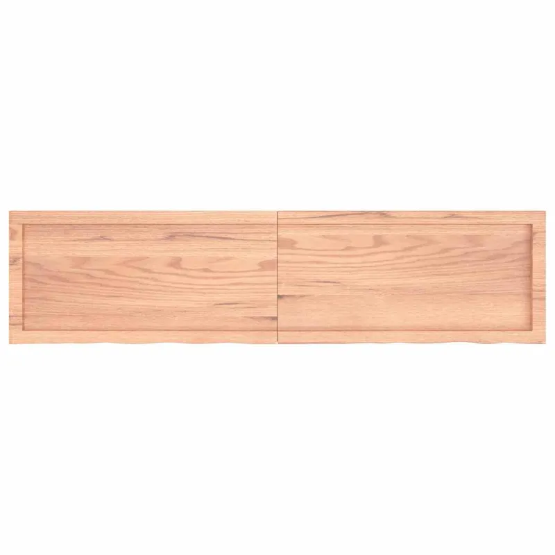 Vonios stalviršis, šviesiai rudas, 160x40x(2-4)cm, mediena