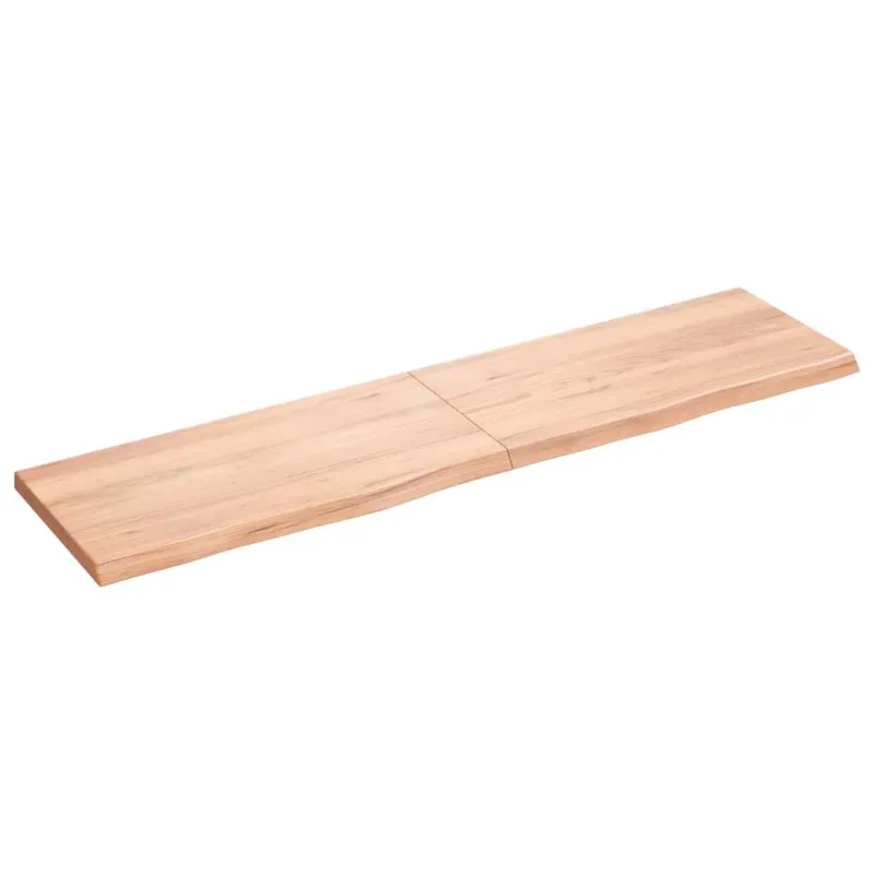 Stalviršis, šviesiai rudas, 160x40x(2-4) cm, medienos masyvas