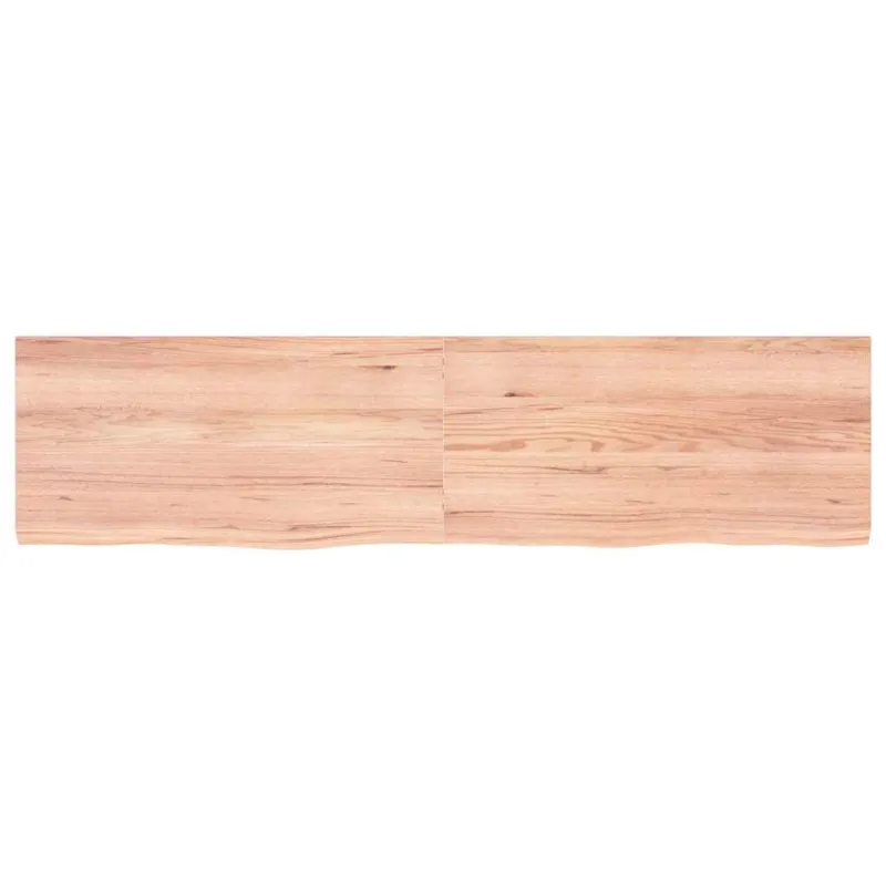 Stalviršis, šviesiai rudas, 160x40x(2-4) cm, medienos masyvas