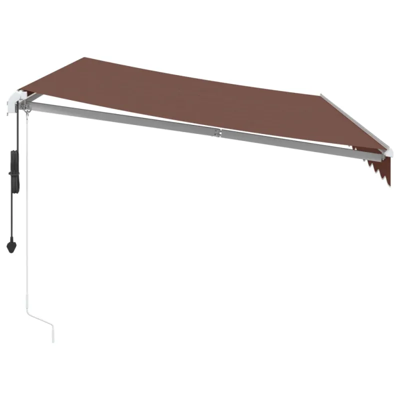 Automatinė ištraukiama markizė, rudos spalvos, 350x250cm