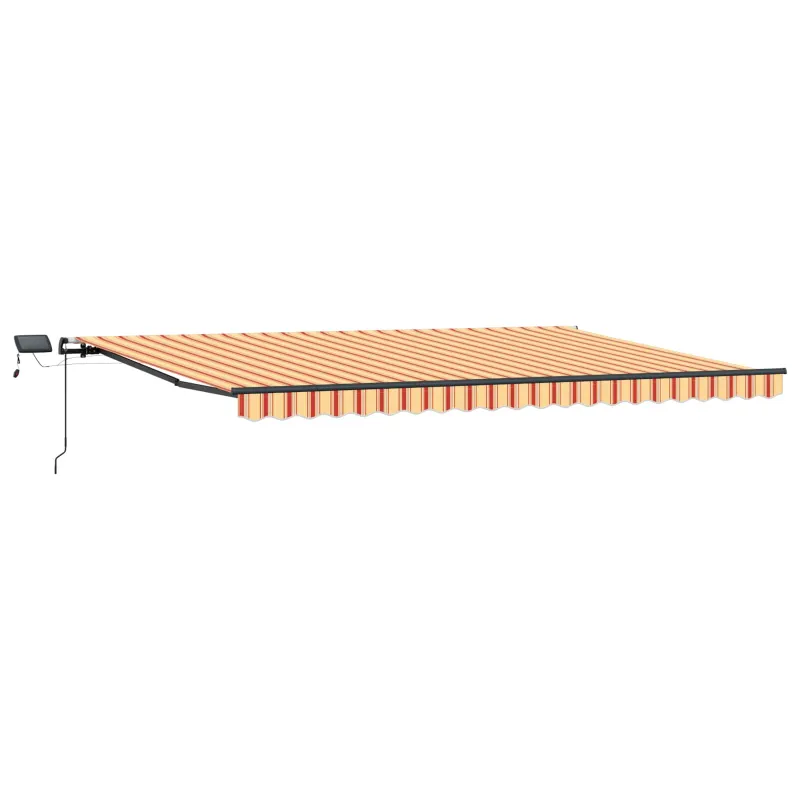 Ištraukiama markizė geltonos ir oranžinės spalvos 500 ×300 cm