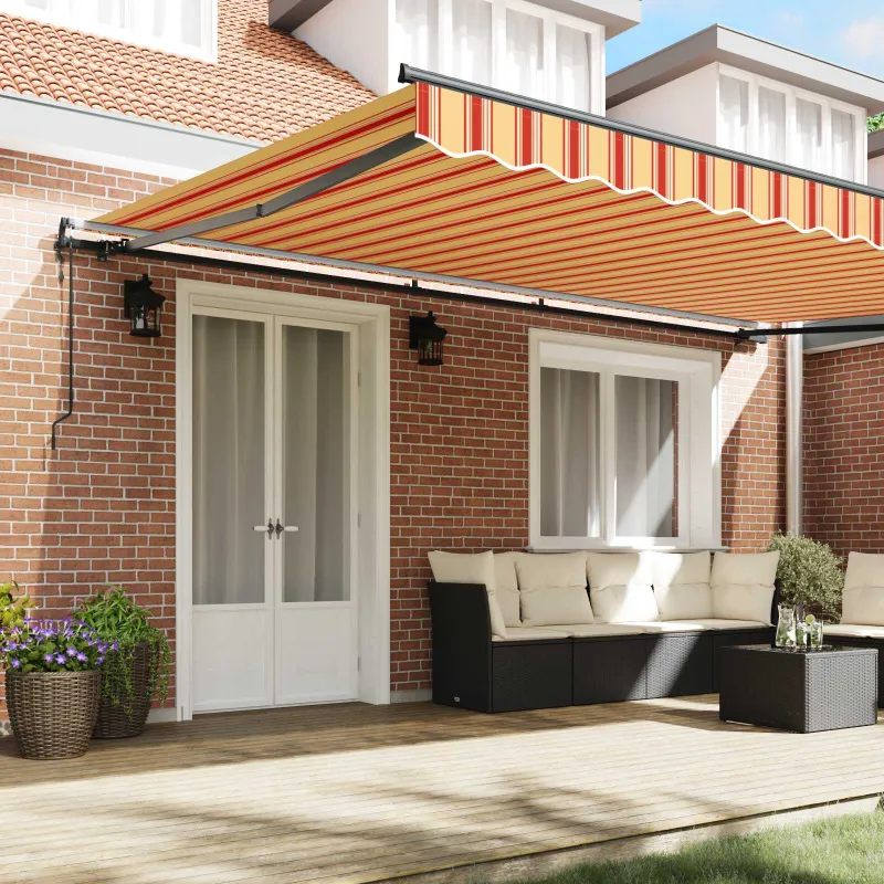 Ištraukiama markizė Geltona ir Oranžinė 500 × 300 cm