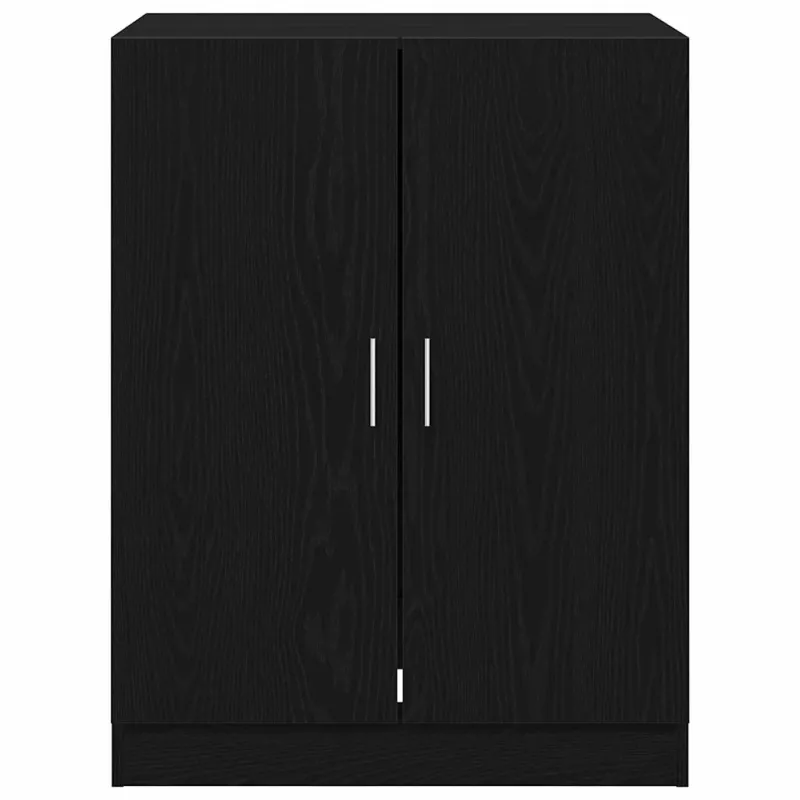 Skalbyklės spinta 2 pcs Juodas ąžuolas 70,5 x 71,5 x 181,5 cm