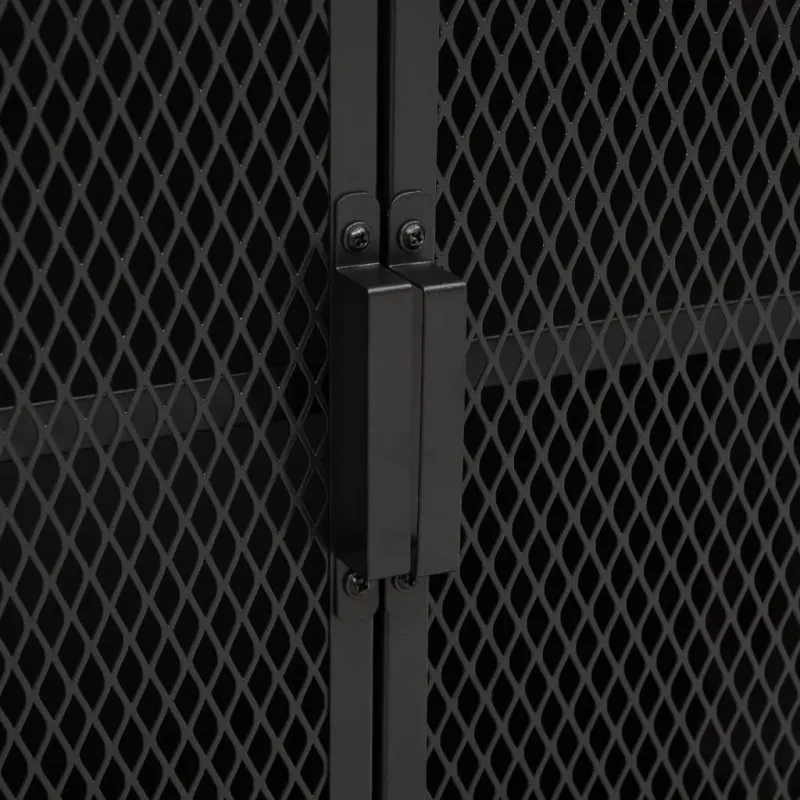 Spintelės daiktams, 2vnt., rudos, 72x36x82cm, metalas ir MDF